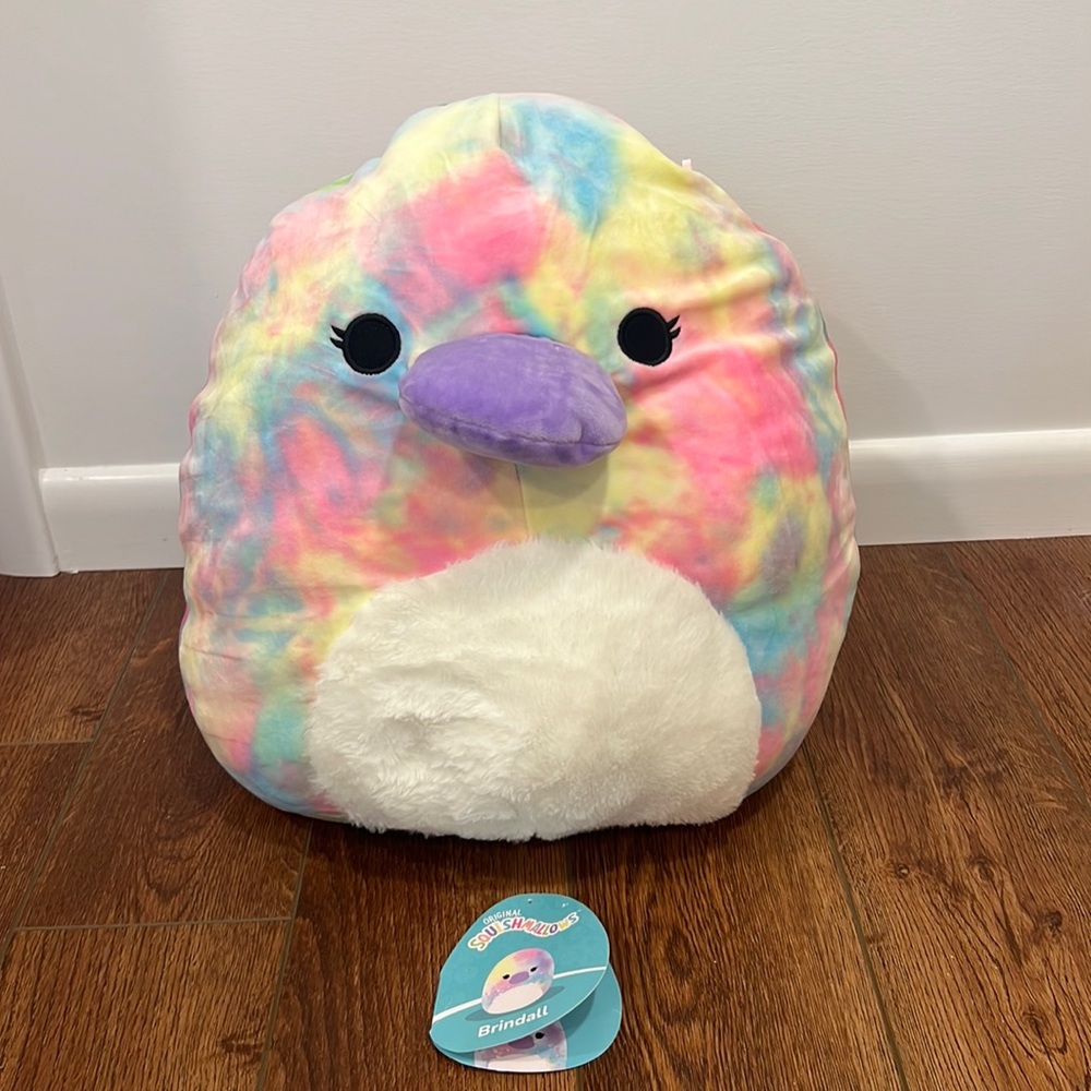 Brindall 16” Squishmallow - multicolored platypus